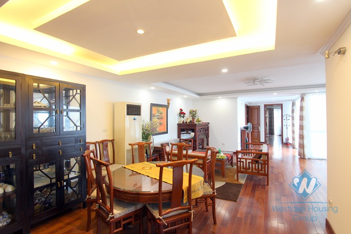 Large size two bedrooms apartment for rent in Trich Sai street, Tay Ho district, Ha Noi
